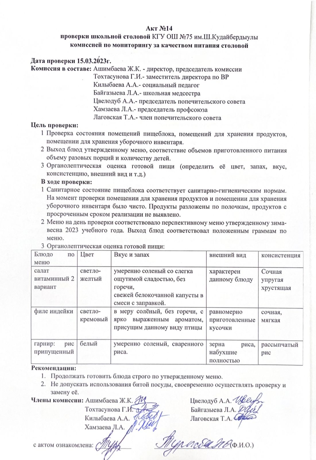 Акт №14